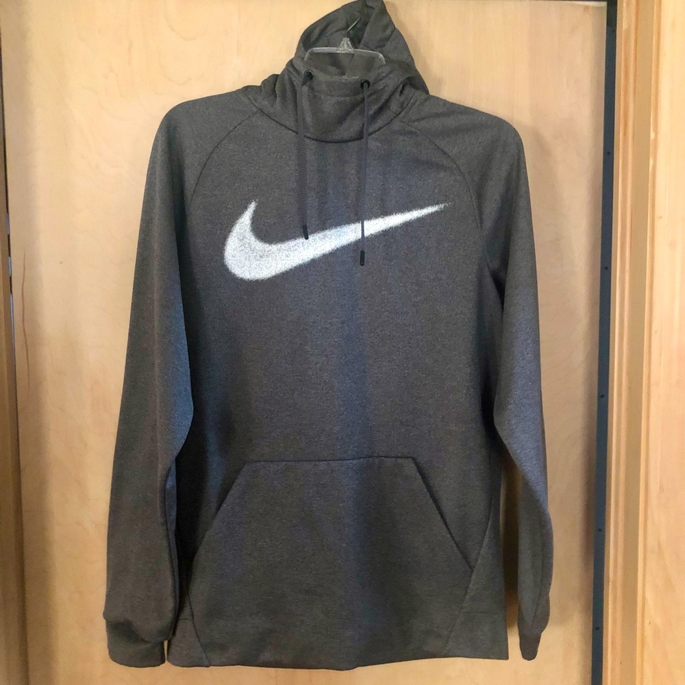 Nike Pullover Dri-Fit Long Neck Hoodie Sweatshirt - Mens Small - Excellent Cond.